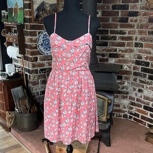 LC Lauren Conrad Pink Floral Mini Dress